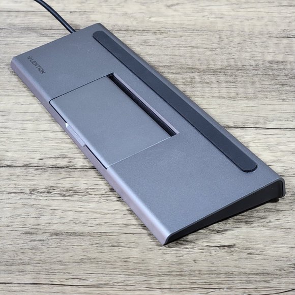 Lention C95 Docking Station Grey USB-A Cardreader Ethernet HDMI Displayport Audi - Picture 9 of 10